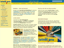 Tablet Screenshot of leinoelpro.de
